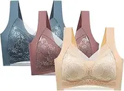 [ZRBDHGF] Bras For Women Wirefree Full Support, Wireless Bras for Women Wirefree Seamless Bras Racerback T Shirt Bra