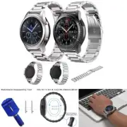 100% NEW 22mm Stainless Steel watchband+Tool f Samsung Gear S3 Frontier SM-R760N