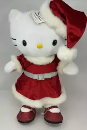 Build-A-Bear Workshop Sanrio Hello Kitty Christmas 18" Plush Stuffed With Outfit