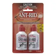 2 x 50ml Ant Rid Pest Control Indoor Liquid Bait Killer Australia Wide Postage.
