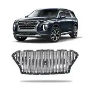 Front Grille Mesh Grill Vent Fits for Hyundai Palisade 2019-2023 Bar Trim