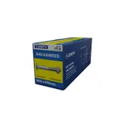ZENITH M10 x 170mm Hot Dip Galvanised Cup Head Bolts & Nuts - 25 Pack