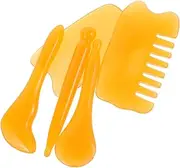 1 Set Facial Massage Set Guasha Massage Tool Body Tools Skin Scraper Muscle Scraping Tool Facial Tool Resin Massage Tool Massage Guasha Therapy Tool