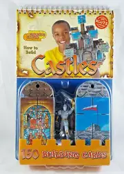 Castle Building Cards Construction Set with Knight Figure Klutz 150 Pcs Toy 2005