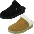 Ladies Skechers BOBS Memory Foam Slipper Mule Snow Magic 31245 Black or Chestnut