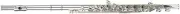 Vosi FL2410SL Silver Plated Open Hole Flute with Case