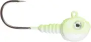 Dirty Jigs Tackle Matt Stefan Guppy Head Jig, Size 3/8 oz, Chartreuse Shad