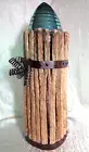 Saguaro Cactus Wood Ribs Hand Crafted Unique Floor Table Lamp 26" Tall 9" Dia