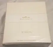 Brand New Sealed 2005 Hallmark Wedding Cake Topper Two Hearts One Love Keepsake