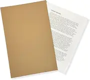 Exacompta Guildhall Square Cut Folders, 180gsm, 349 x 242 mm - Buff, Pack of 100