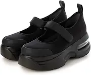 [EVOL] Evor Women's Air Sole Thick Sole Mary Jane Driving Shoes, XS-LL Sizes, Lightweight
