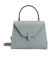 Valextra Iside Foldover Mini Top Handle Bag One size light blue