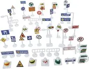 BESPORTBLE 2Set Mini Traffic Signs Model for Educational Road Signs and Traffic Lights for Kindergarten Learning and Playtime Enhance Traffic Knowledge and Recognition Skills