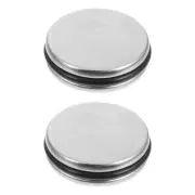 2 Pcs Flip Plug Sink Hole Covers Bathroom Drain Flipping Filter for Washbasin