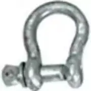 S-1531P Whitecap Marine Boat Galvanized Steel Anchor Shackle Round Pin; 5/16"