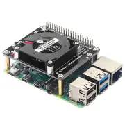 GPIO Cooling Fan with LED Light Mini Turbo Fan for Raspberry Pi 4B/3B+/3B