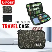 Electronic Accessories Storage USB Cable Organizer Bag Case Charger Travel Pouch