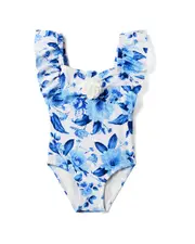 Janie and Jack Recycled Floral Rosette Swimsuit