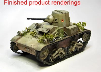 3D Printing 1/72 Belgian Vickers Light Tank T-15 Unpainted
