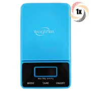 1x Scale WeighMax NJ-100 Blue Digital Pocket Scale | Protective Cover | 100G