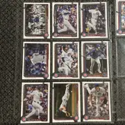 2025 Topps Series 1 Complete Cubs Team Base Set (Plus 2 NL Leaders Base Cards)