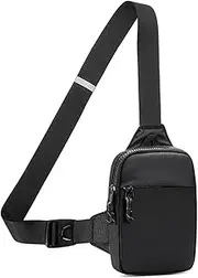 [Vpoofree] Mini Sling Bag for Men Crossbody,Small Chest Bag Casual Trendy Waterproof Lightweight Phone Crossover Daypack