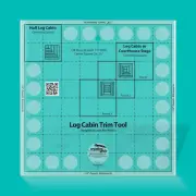 Creative Grids - 8 Inch Log Cabin Trim Tool Quilt Ruler