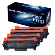 4PK Black TN760 Toner Cartridges fits Brother MFC-L2710DW DCP-L2550DW HL-L2395DW