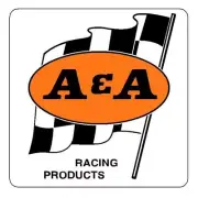 A&A - Flag waving decal on clear - Old School BMX