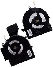 Deal4GO 12v CPU & GPU Graphics Cooling Fan M57161-001 Replacement for HP Omen 16-B 16-C 16-B0005DX 16-C0011DX (RTX 3060 3070)