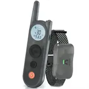 1800m Remote Range Dog Training Collar Rechargeable Type-C Power 9 Vibration Levels 30 Shock Levels Waterproof up to 4 dogs Long Standby Pet Training