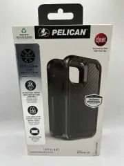 Pelican Shield With Kevlar Case + Holster for iPhone 14 & iPhone 13 (6.1") Black