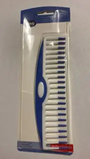 Goody 7” Blue/White Detangling Comb for Any Hair Length Or Texture 2005 New USA