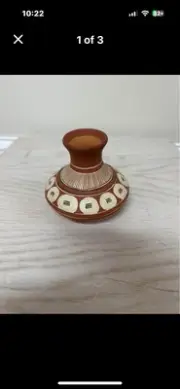 Quibor Lara Coop in Venezuela. Clay Pottery Vase