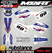 Yamaha YZ 250 2022 model Full custom graphics kit FORCE style stickers decals