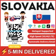 [eSIM] Slovakia eSIM e-SIM card Travel Sim card Tarjeta eSIM Dato Data only A+