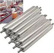 Conveyor Rollers Roller Conveyor 40 36 28 24 22 20 Length, Light Galvanized Steel Tube for Cat Dog Farm Fence, Durable Good Performance Industrial Metal Roller(10pcs D 38mm/1.5",L 900MM(35.4"))