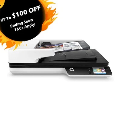HP ScanJet Pro 3500 F1 Flatbed Scanner 1200dpi 20ppm ADF Duplexer [L2741A]