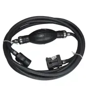 3X(300CM Boat Fuel Line Hose 6mm Gas Hose Connector Outboard Boat Engine4633