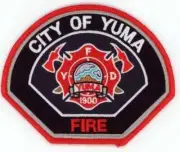 ARIZONA AZ CITY OF YUMA FIRE DEPARTMENT NICE SHOULDER PATCH POLICE SHERIFF