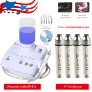 For Cavitron Dental Ultrasonic Piezo Scaler 2*Bottles fit EMS /4*LED Handpiece