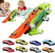 Sliding Race Track Toy | Colorful Track Toy for Boys - Portable Preschool Educational Activity, Reusable Road Trip Game for Home, School, Travel