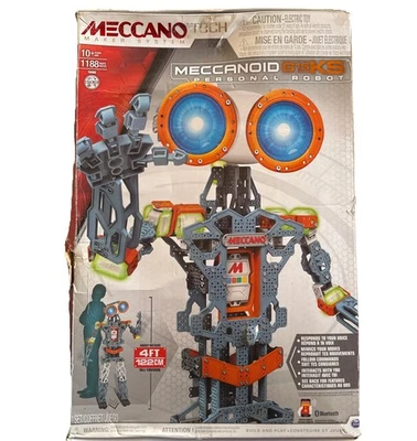 Meccano Tech Maker System 4FT Meccanoid G15KS Robot Build Set 15402