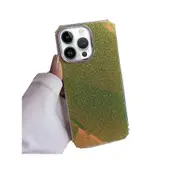 For iPhone 11 Electroplated Frame IMD Glitter Powder Phone Case - Yellow