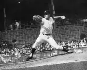 Pitcher Fritz Peterson New York Yankees delivers a pitch in 1968 Old Photo