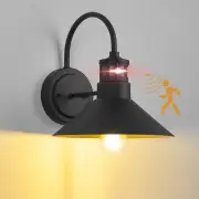 Motion Sensor Outdoor Wall Lights 12" Dusk to Dawn, 220° Wide Angle Detection...