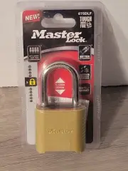 Master Lock Resettable Combination Padlock 875DLF #6 (1-1/2in 38mm)