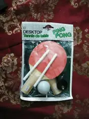 Desktop Tennis Portable Ping Pong Paddle Tabletop Set New/Sealed