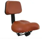 NEW BEACH CRUISER BICYCLE SEAT WITH BACK REST BROWN, other bicycles too