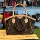 【9.8成新】茱麗葉精品 Louis Vuitton LV M40143 TIVOLI PM 經典花紋手提包.小現金價$32,800